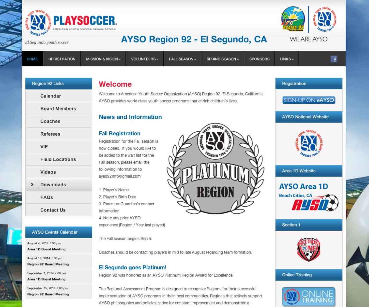 AYSO Region 92