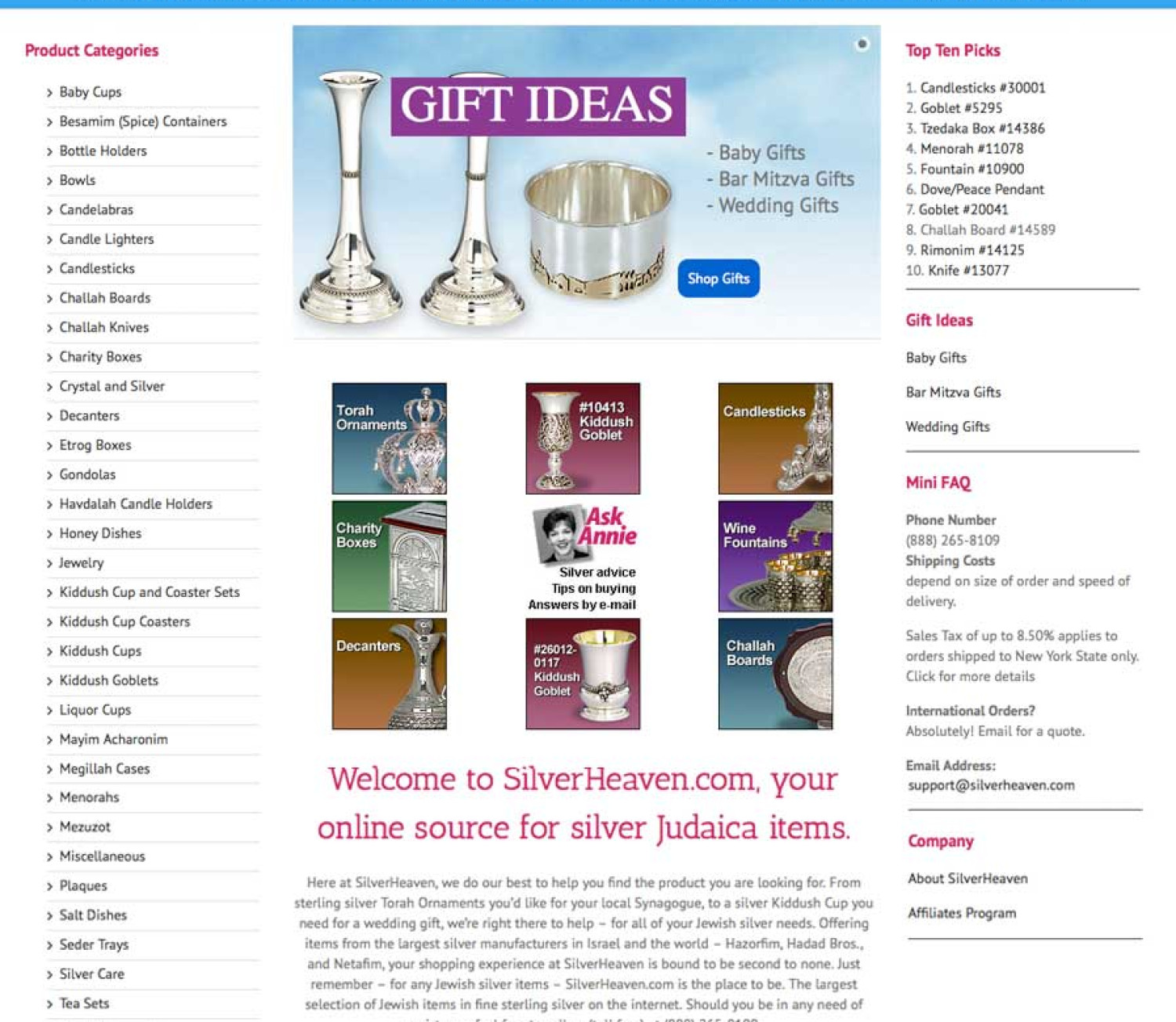 Website development