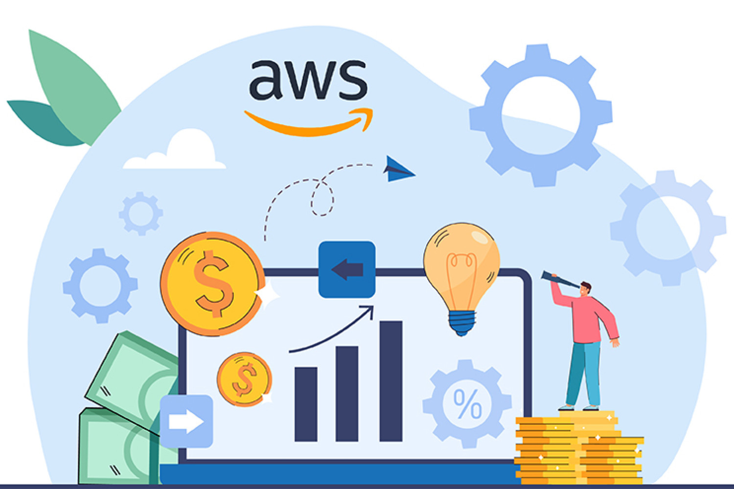Business innovation based on alternative financial services. Digital currency market or exchange, financial technology flat vector illustration. Fintech, startup, economy, finances concept for banner