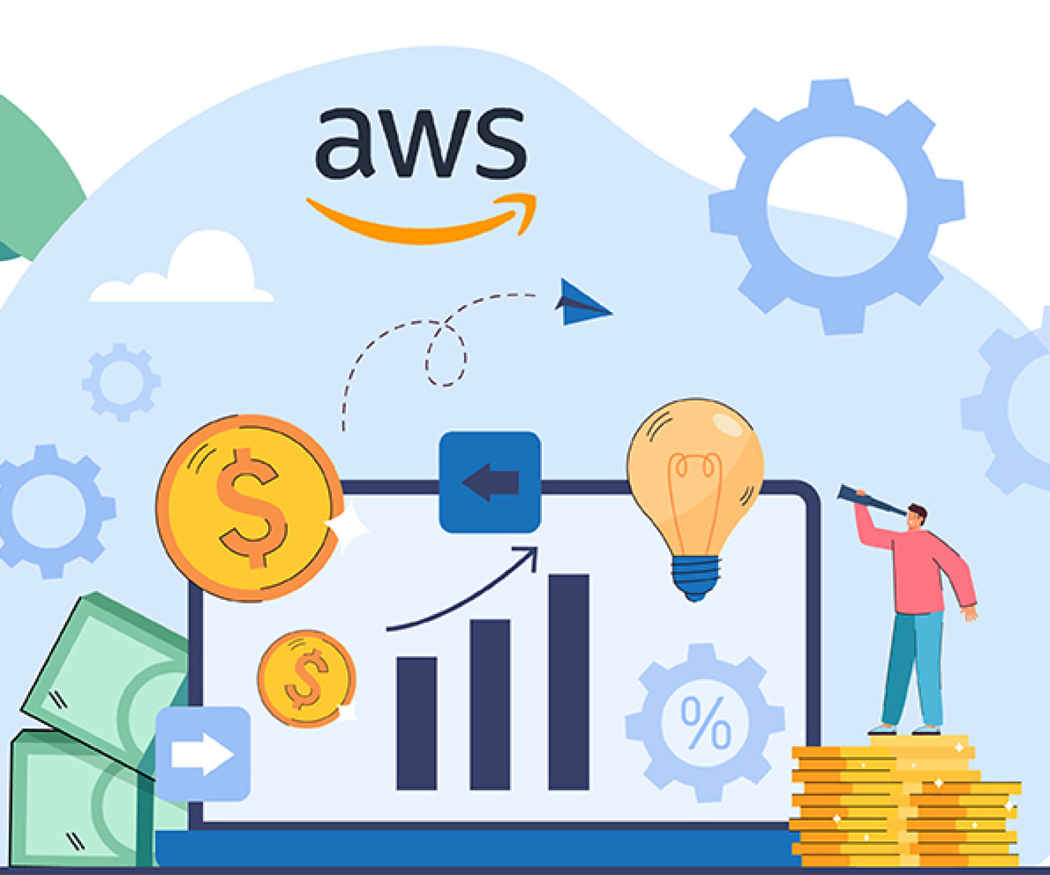 Business innovation based on alternative financial services. Digital currency market or exchange, financial technology flat vector illustration. Fintech, startup, economy, finances concept for banner